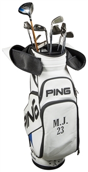 Michael Jordan Full Set Ping Golf Clubs Personally Owned by Jordan.
